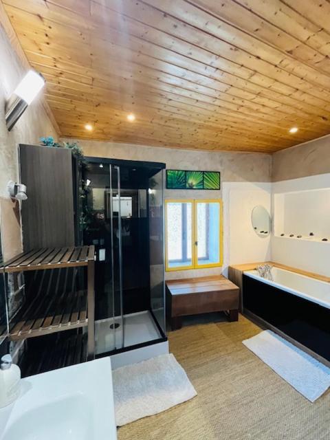 Maison De Village, Jacuzzi, Salle Cinema Valencin Extérieur photo